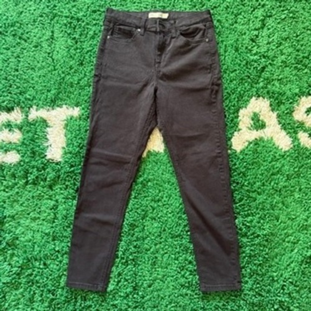 Topshop Moto Jamie High Waisted Black Skinny Jeans‎ W28 L30